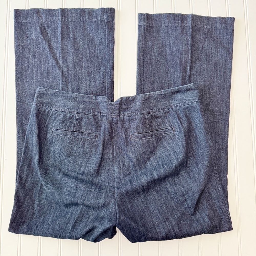 LOFT Dark Blue Wide Leg Pants - Picture 2 of 6